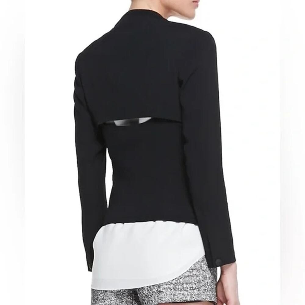 Rag & Bone Women's Teresa Cut Out Peekaboo Back Blazer Black Size 2 - Picture 2 of 15